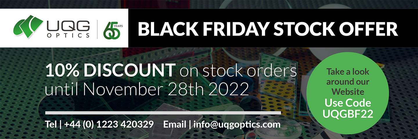 UQG Optics Black Friday 2022 Announcement