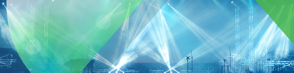 Entertainment Design Lighting Banner