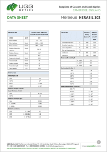 Heraeus Herasil 102 Data Sheet 2