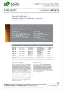 Heraeus Infrasil Data Sheet 1