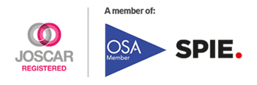 JOSCAR, OSA and SPIE Accreditations