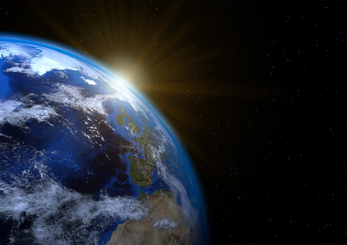 earth from space